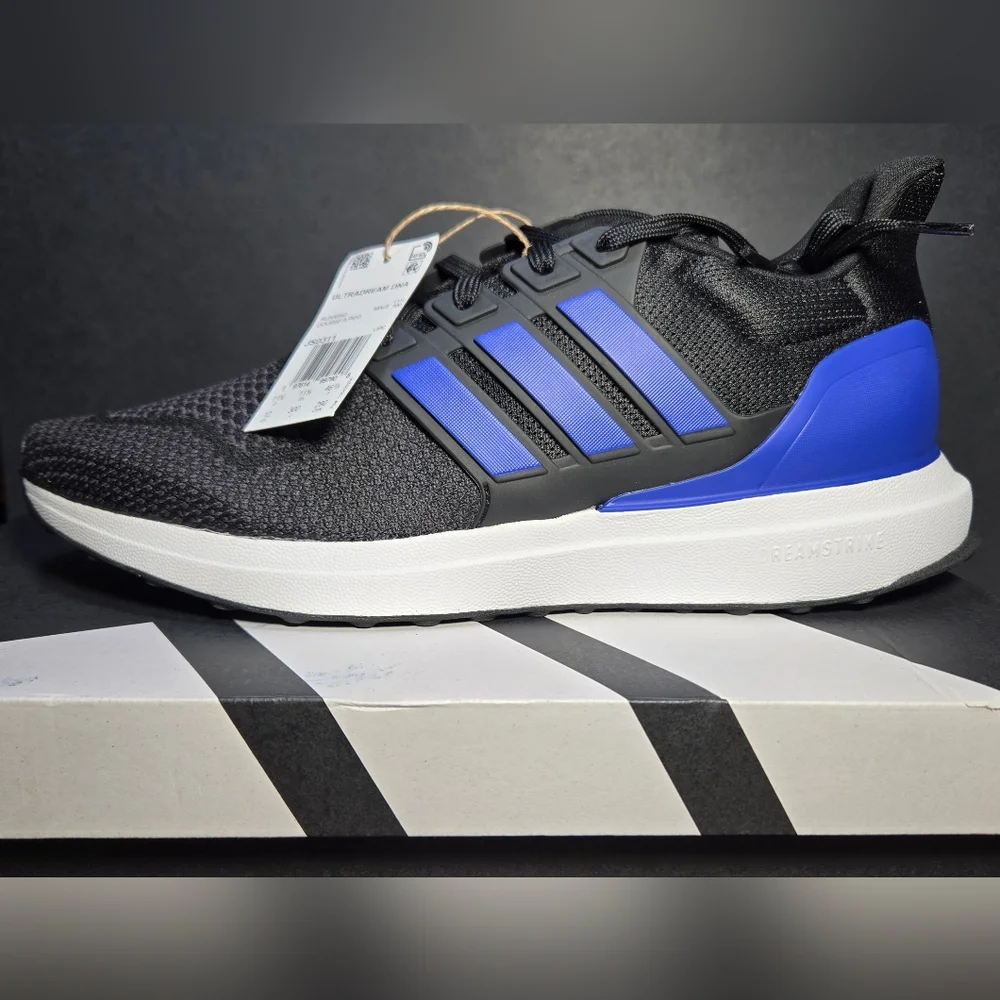 Adidas Ultradream DNA Black Blue Shoes Sneaker JS0311 NEW in Box Size 10 Mens